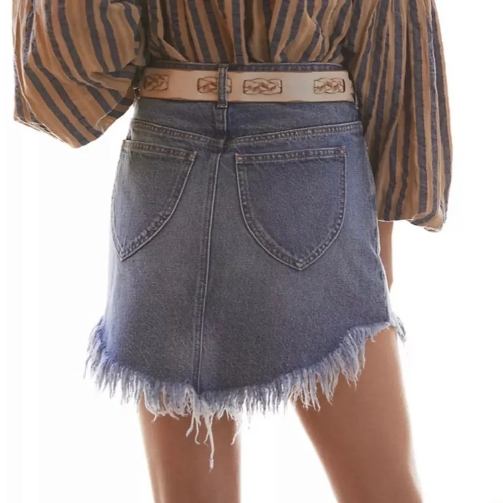 Free People Bailey Denim Mini Skirt size 24